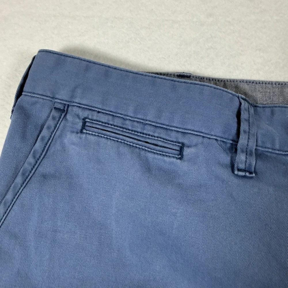 Polo Ralph Lauren Relaxed Fit Shorts Mens 38 Blue Chino Cotton Red Pony Logo